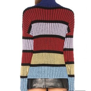 Tularosa Brya striped turtleneck sweater‎ NWOT LG